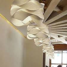 Link Suspension Lobby Design Lzf Wooden Light