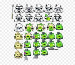 Now with angry birds star wars you can enjoy. Angry Birds Star Wars 2 All Pigs Hd Png Download 580x656 4199972 Pngfind