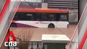 Heaviest rainfall in different location in singapore on tuesday morning june 23,2020. Several Parts Of Singapore Hit By Flash Floods Youtube