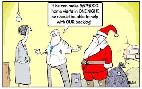 Find images of christmas cartoon. Social Work Cartoon The Christmas Eve Shift Community Care