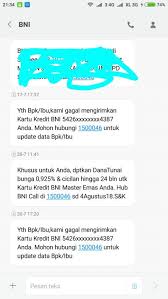 Cicilan kartu kredit bni memiliki banyak variasi tenor. Cara Mengganti No Hp Di Kartu Kredit Bni Berbagi Info Kartu