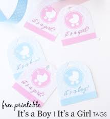 Here are some cute gift labels for presents to either the proud parents after the baby's arrival or for labeling baby shower gifts. It S A Boy It S A Girl Free Printable Tags Project Nursery