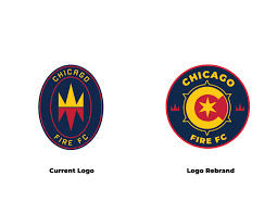 The chicago fire have changed their crest from a florian cross, left, to an oval with what the team called. Chicago Fire Fc Rebrand On Behance