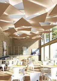 Des Realisations Au Zenith Plafond Acoustique Plafond Design Faux Plafond Acoustique