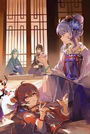 Hu Tao interrupts Xiao and Ganyu's funa comedic twist to the action