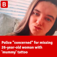 She also has what was described as a "distinctive tattoo"