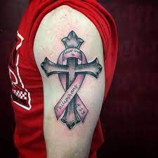 95 breast cancer ribbon tattoos; 65 Best Cancer Ribbon Tattoo Designs Meanings 2019