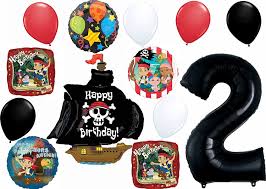 1st 2nd 3rd 4th 5th 6th birthday (15037) toonsinmycloset. Buy Jake And The Neverland Pirates Party Supplies 2nd Birthday Balloon Bouquet Decorations Online In Italy B095kxnmqh