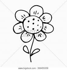 Simple black flower vector clipart and illustrations (28,208). Simple Flower Vector Photo Free Trial Bigstock