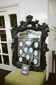 magic mirror themed seating plan in 2019 fairytale wedding