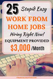 Here Are Best Work From Home Jobs That Provide Equipment For You You Ll Know The Best Work From Home Co In 2021 Work From Home Jobs Computer Jobs Legit Work From