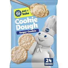Nestlé's cookies melted outward, flattened, and became visibly smoother as they cooked. Pillsbury Cookies Sugar 24 Ct 16 Oz Walmart Com Walmart Com