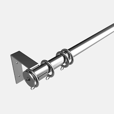 Inside mount refers to a curtain rod that is secured inside the window frame, creating a more streamlined appearance. Stainless Steel Curtain Rods System Outdoor Drapery Rods