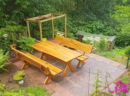 Entdecken sie exklusive gartenmöbel aus polyrattan, edelstahl, teak, sunbrella, a… Waidmann 3tlg Gartenmobel Set Eiche Gartenmobel Aus Holz