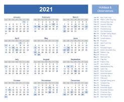 2021 Holidays Calendar Printable In 2020 Holiday Calendar Printable Calendar Template Printable Calendar Template