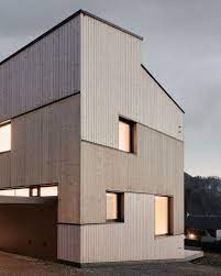 mwarchitekten semi detached house on a hillside hohenems fachada arquitectura arquitectura maqueta arquitectura