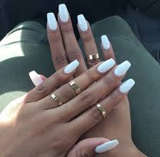 White Long Gel Nails Rakennekynnet Ring Tanned Summer Kynnet White Acrylic Nails Fake Nails Winter Nails Acrylic