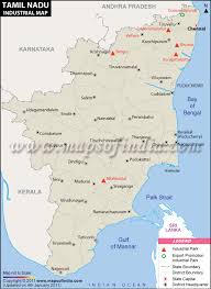 Showing the location, the outline, all the administrative division boundaries of tamil nadu along with boundaries of neighboring states. Industries In Tamil Nadu