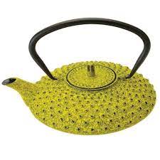 Berghoff Studio 3 4 Cup Yellow Cast Iron Teapot 1107051 The Home Depot Cast Iron Tea Pot Tea Pots Cast Iron