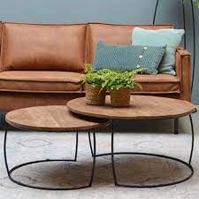 Set Of 2 Coffee Table Emma Side Table Wood Metal Black Bestdiyideas In 2020 Coffee Table Coffee Table Wood Coffee Table Vintage