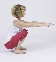 Functional Squat Stretches Back Calves And Ankles And Improves Pelvic Function Dana Santas Yoga Pose Yoga Poses Poses Yoga