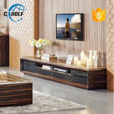 Modern Marble Top Ebony Veneerd Wooden Tv Unit Wooden Tv Unit Tv Unit Marble Top