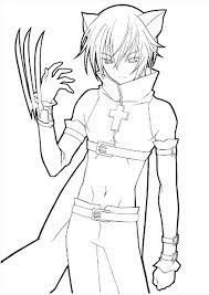 Manga coloring pages to learning. Coloring Pages Anime Printable Coloring Pages For Kids
