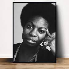 Nina Simone Music Poster Canvas Wall Art Home Decor no Frame