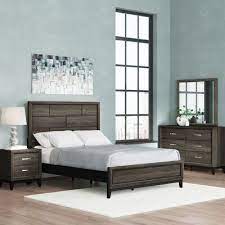 Wrought Studio Macy Standard 4 Piece Bedroom Set Bedroom Set Wood Bedroom Sets 5 Piece Bedroom Set