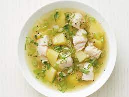 Spicy Caribbean Fish Soup Recipe Caribbean Fish Recipe Food Network Recipes Fish Soup