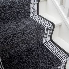 Next day delivery & free returns available. Black Border Stair Carpet Runner Cut To Measure Scala Kukoon Rugs Official Online Store