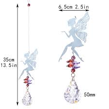 Maybe you would like to learn more about one of these? Extra Long Kids Room Window Or Frontdoor Feature For Garden Decor Hanging Angels Suncatcher Handmade Angel Decor As A Special Small Gift Home Living Garden Decoration Vadel Com