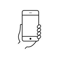 hand holding smartphone icons download free vector icons noun project hand holding smartphone icons