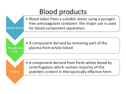 Blood Blood Product Blood Transfusion