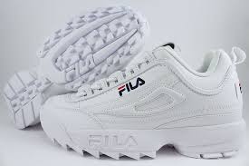 Fila Disruptor Ii 2 White Peacoat Blue Red Cross Training