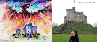 Welsh Dragon Cardiff Keep 20 03 19 Welsh Dragon Cardiff Keep 20 03 19 City Art Welsh Dragon Fine Art