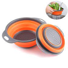 This wrench makes easy access to the bottom of the kitchen sink strainer to loosen or tighten the retainer nut. Big Sale Collapsible Colanders With Handles Food Grade Silicone Kitchen Strainer Space Saving Design For Pasta Vegetables Hot Water Orange Save Up To 70 Staging Elektroheizung Com