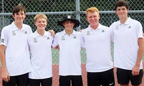 Rochester boys tennis honors seniors, wins a set