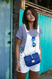 Black And White Striped Overalls Shorts Pin On Ideas