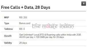 vodafone launches rs 255 prepaid pack with unlimited calls