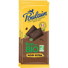 Livraison A Domicile Poulain Chocolat Noir Bio 2x85g