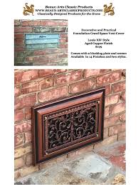 Check spelling or type a new query. Decorative Foundation Vent Covers Louis Xiv Style Beaux Arts Classic Products Crawl Space Vent Covers Rental Decorating Decorative Vent Cover