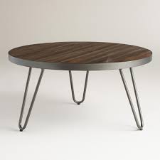 Round Wood Hairpin Coffee Table Hairpin Coffee Table Coffee Table Round Wood Coffee Table