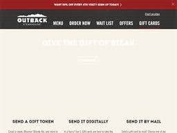 For gift card balance information visit any bloomin brands location and visit the checkout counter. Outback Steakhouse Gift Card Balance Check Balance Enquiry Links Reviews Contact Social Terms And More Gcb Today