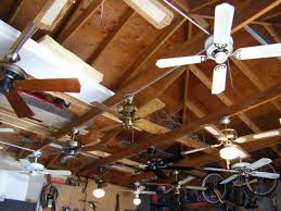 6 Ways To Make Your Garage More Temperature Proof Vintage Ceiling Fans Garage Ceiling Fan Ceiling Fan