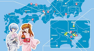 España andorra argentina bolivia brasil chile colombia costa rica cuba ecuador el salvador estados unidos guatemala honduras méxico nicaragua panamá paraguay perú puerto rico república dominicana uruguay venezuela otro. Japon Muestra En Un Mapa Los Lugares Mas Destacados Del Manga Y Anime Nota De Prensa En Hosteltur