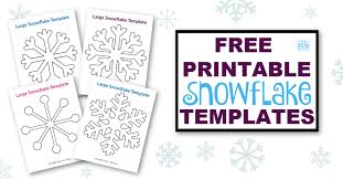 Polish your personal project or design with these snowflake transparent png. 8 Free Printable Large Snowflake Templates Simple Mom Project