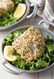 Baked haddock with onions herbs and lemon recipe fish recipes. Baked White Fish With Everything Bagel Crust A Spicy Perspective