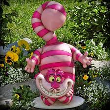 Alice In Wonderland Cheshire Cat Garden Statue Outdoor Garden Disney Store Alice In Wonderland Garden Disney Garden Alice In Wonderland Theme