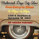Melvindale Days Car Show